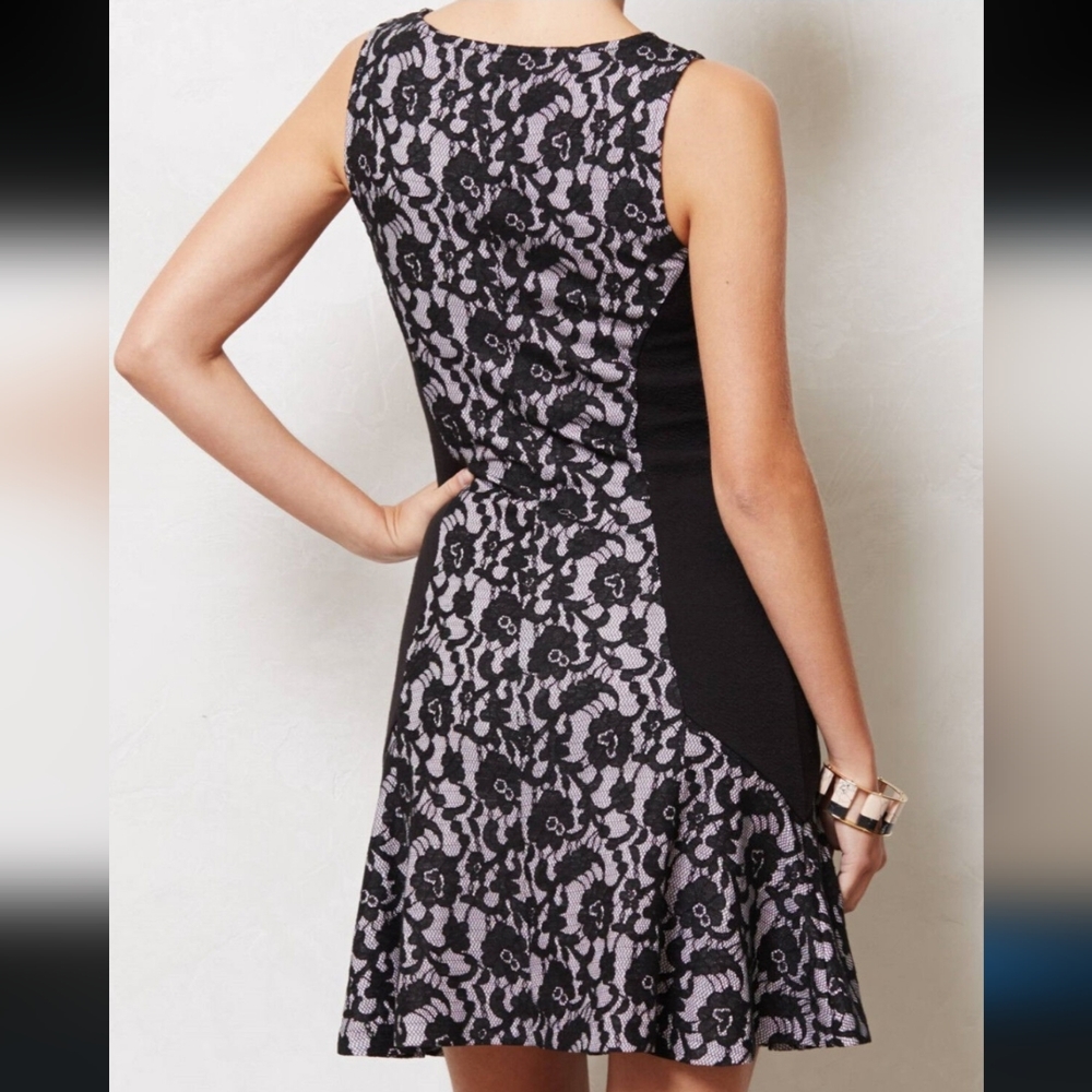 Anthro Maeve sirena ruffle floral dress size medium - Picture 2 of 15